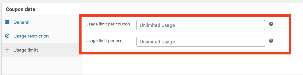 Set usage limits on WooCommerce coupons sonicpixel.ca